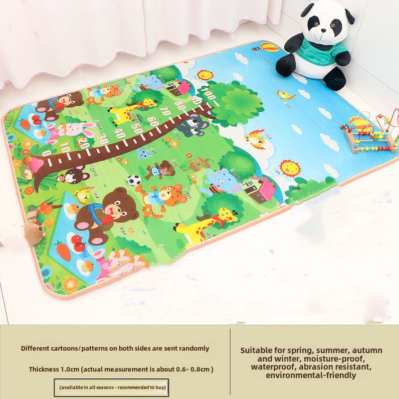 [Baby Protective Care] Extra Thick and Cool-Proof! Children's Foldable Crawling Mat, Odorless Ultra-Soft Foam Floor Mat, Protects Baby's Crawling Time