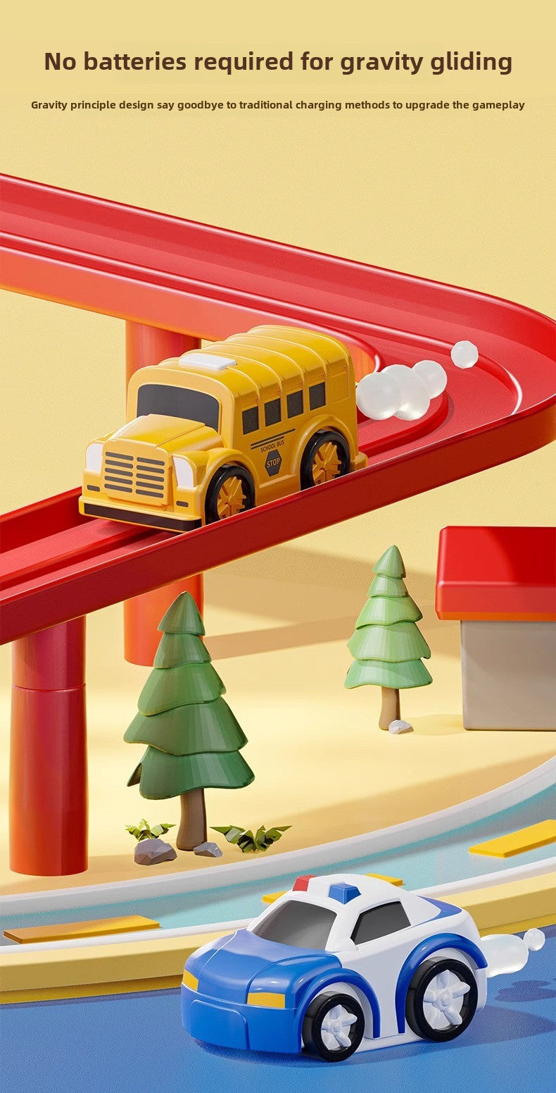 Educational Kids Rail Car Toy for 3-6 Years Old